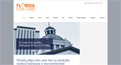 Desktop Screenshot of floridaforcare.org