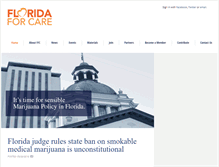 Tablet Screenshot of floridaforcare.org